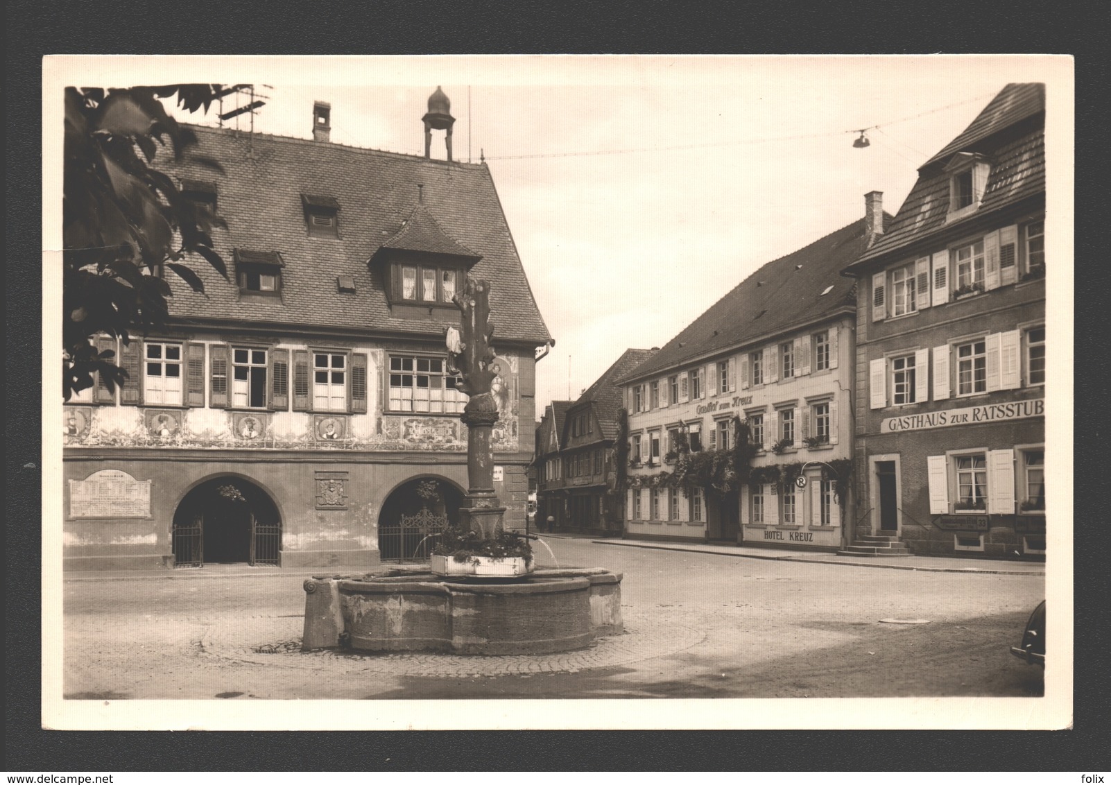 Haslach I. K. - Schwarzwald - 1953 - Verlag Photo Gruninger, Haslach - Gasthaus Zur Ratsstube - Haslach