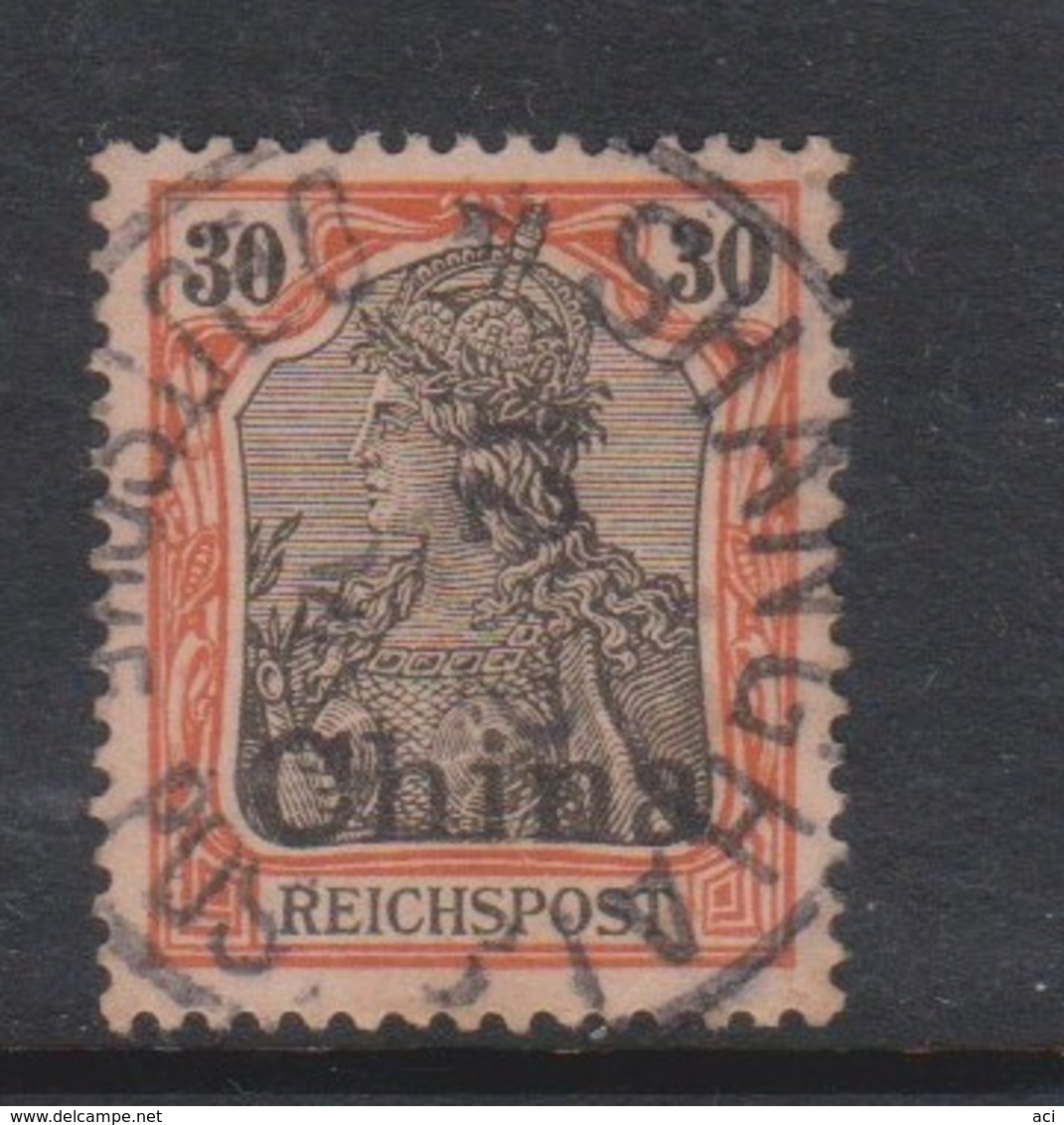 Germany-offices In China 1901 Regular Issue 50pf Orange And Black,used, - China (offices)