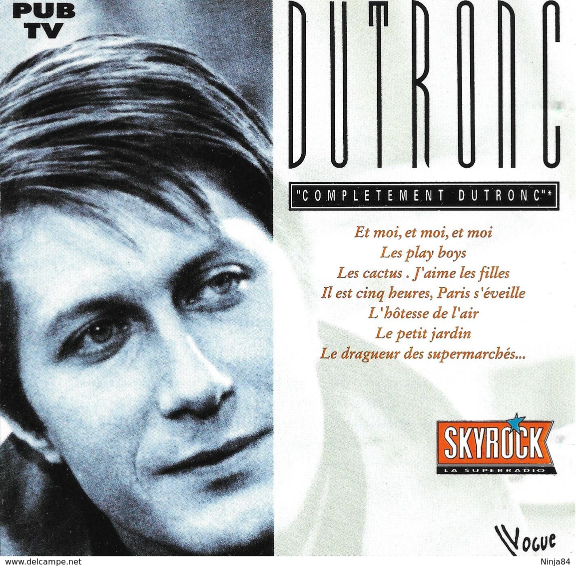 CD  Jacques Dutronc / Serge Gainsbourg  " Complétement Dutronc " - Sonstige - Franz. Chansons