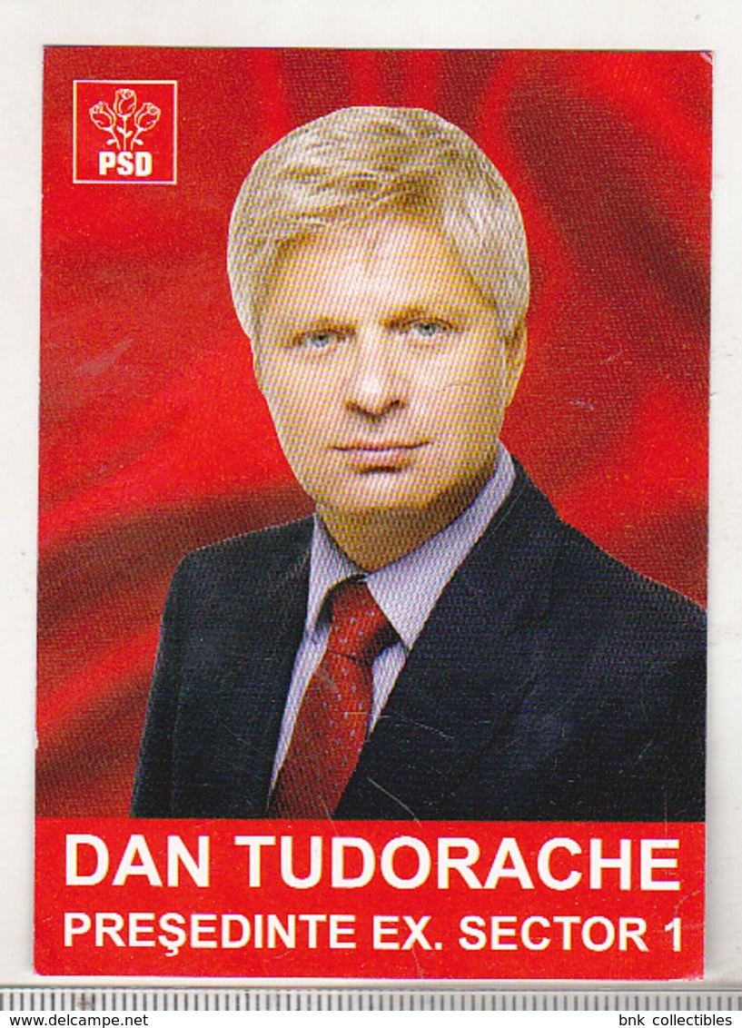 Romania Small Calendar - 2014 - Politicians - Dan Tudorache - Small : 2001-...