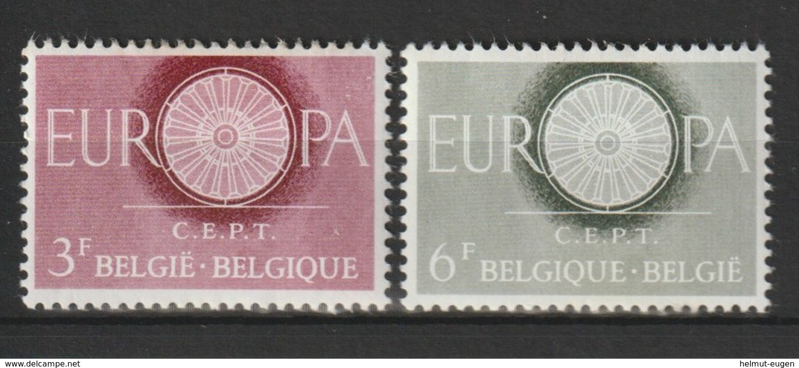 MiNr. 1209 - 1210  Belgien / 1960, 17. Sept. Europa - Ungebraucht