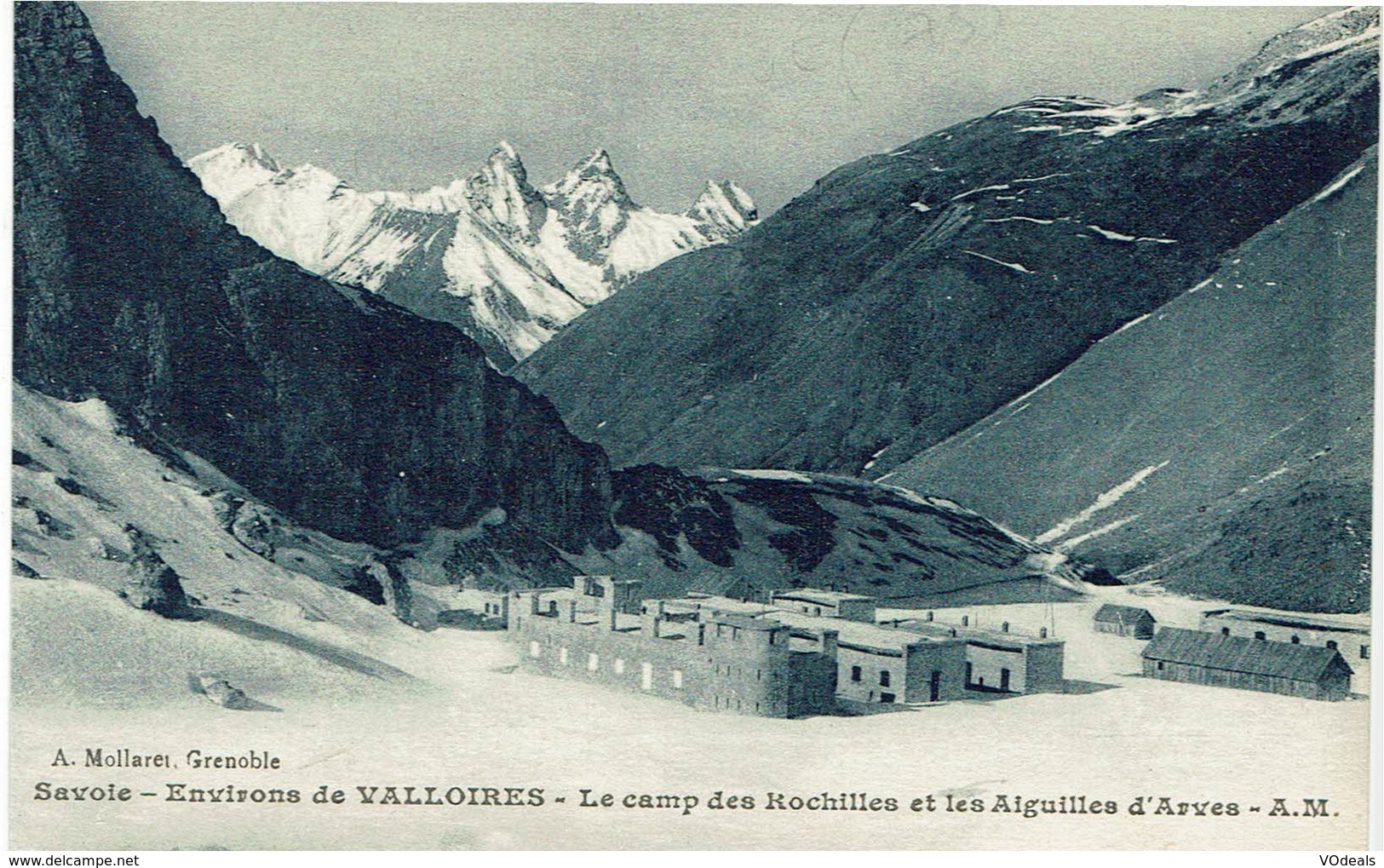 CPA - France - (73) Savoie - Valloires - Le Camp Des Rochilles Et Les Aiguilles D'Arves - Autres & Non Classés