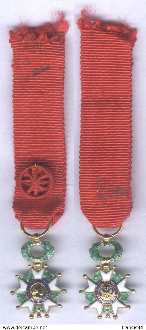 Médaille D'Officier De L'Ordre De La Légion D'Honneur - Ve République - Miniature - Francia