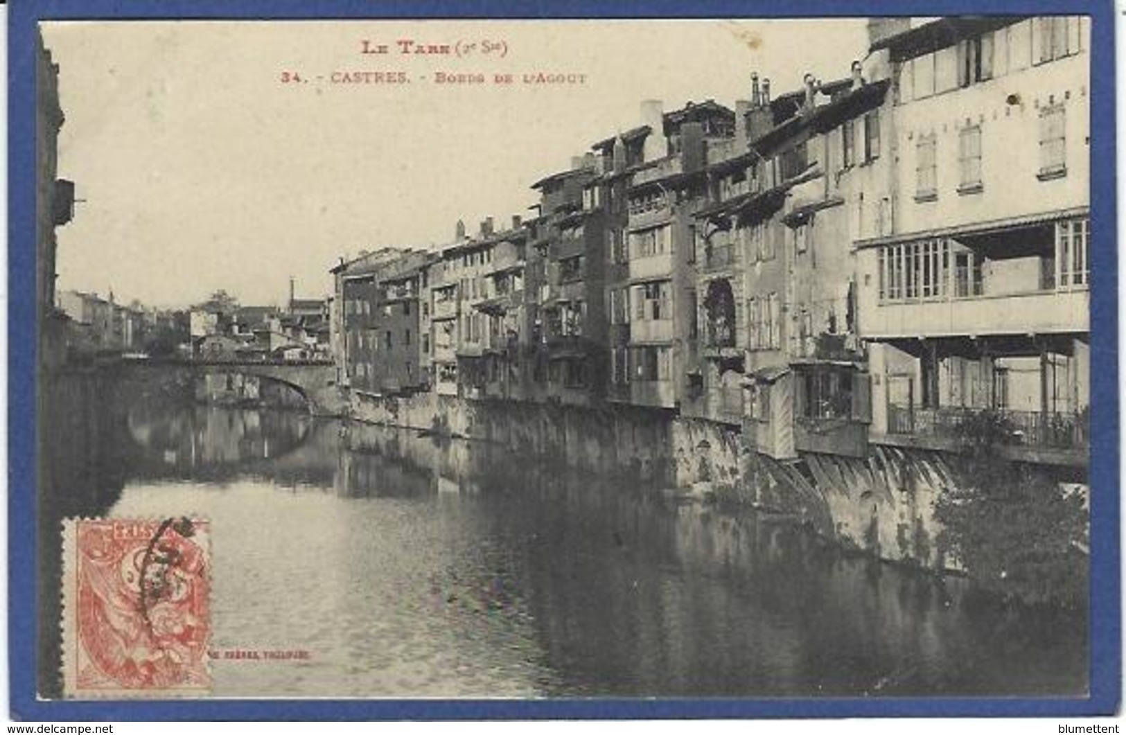 CPA Tarn 81 Castres Circulé - Castres