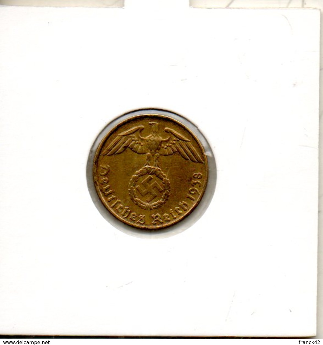 Allemagne. 5 Reichpf. 1938 E - 5 Reichspfennig