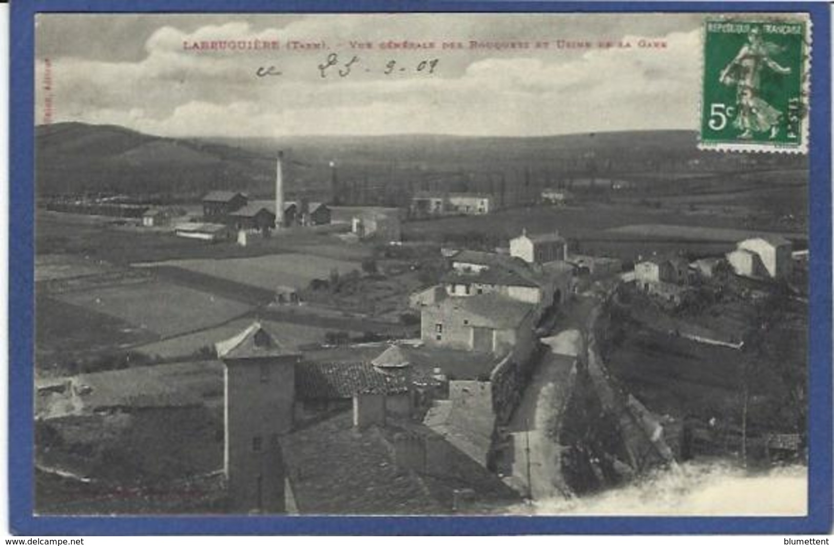 CPA Tarn 81 Labruguière Circulé Les Usines La Gare - Labruguière