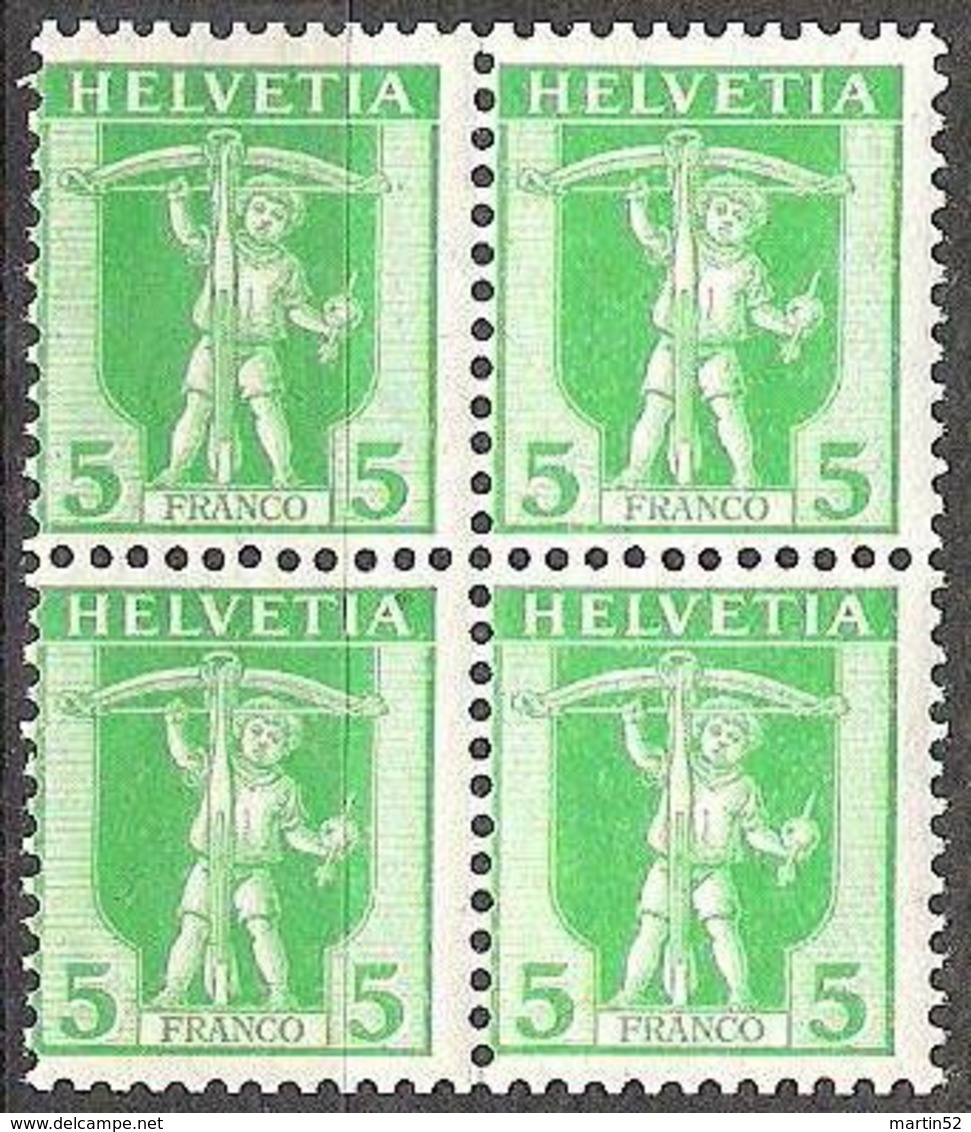 Schweiz Suisse 1907: Fils De Tell-Knabe  Zu 103 Mi 97 Yv 112 **/* MNH/MLH (Zu CHF 72..00 - 25%) - Unused Stamps