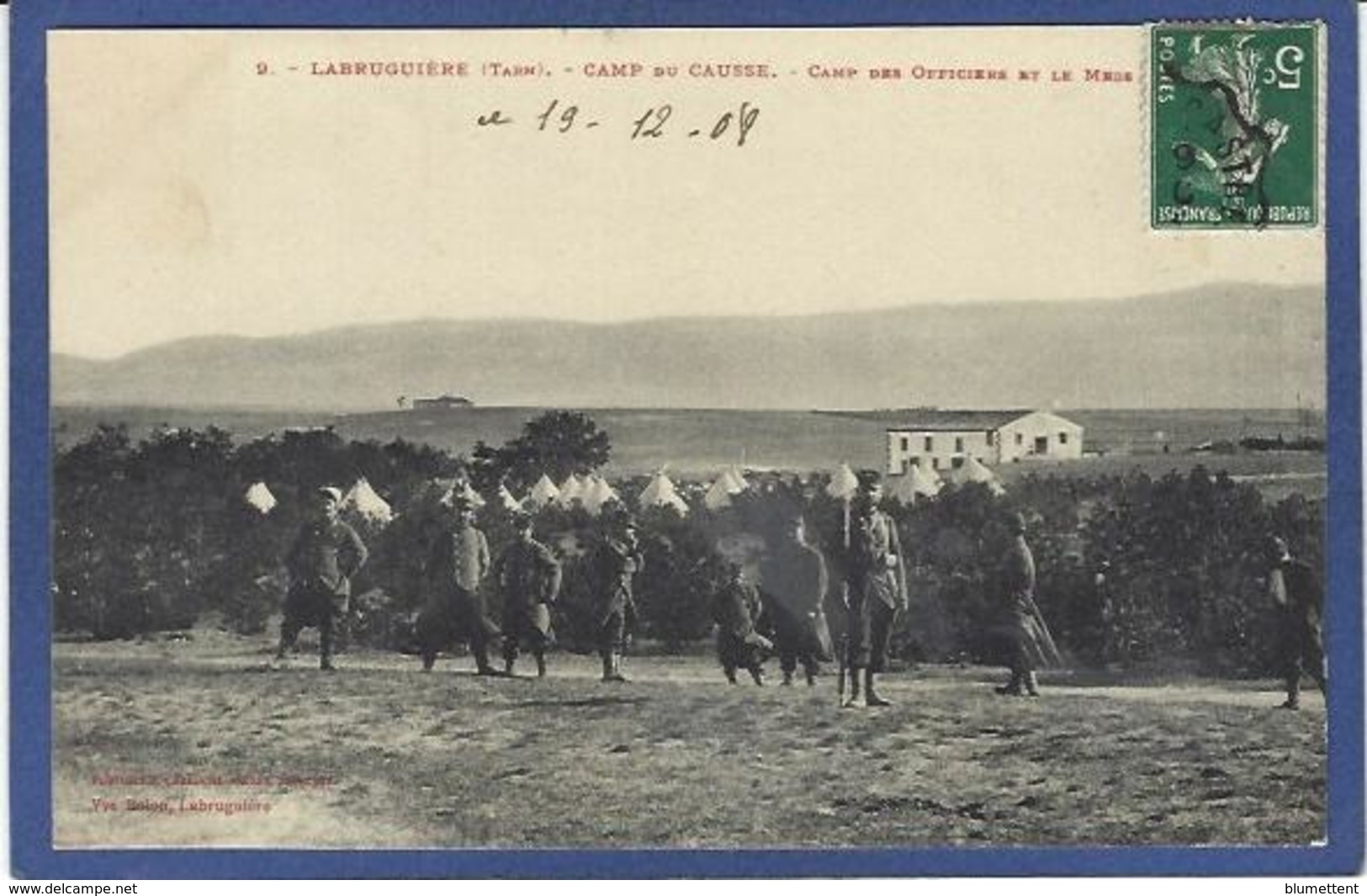 CPA Tarn 81 Labruguière Circulé Militaria - Labruguière