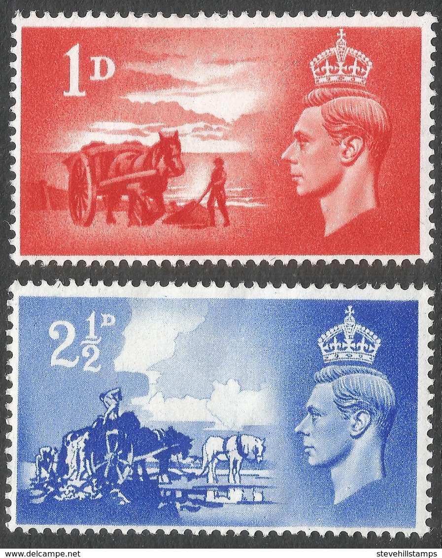 Channel Islands. 1948 Third Anniv Of Liberation. MH Complete Set. SG C1-C2 - Unclassified