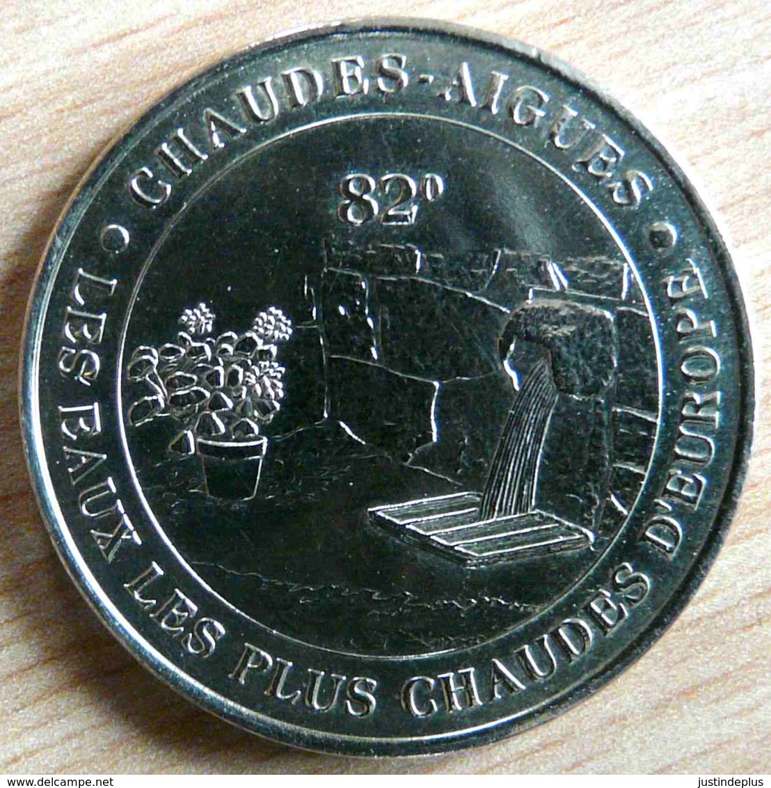 CHAUDES AIGUES 2002 MONNAIE DE PARIS COLLECTION NATIONALE MEDAILLE OFFICIELLE JETON TOURISTIQUE - 2002