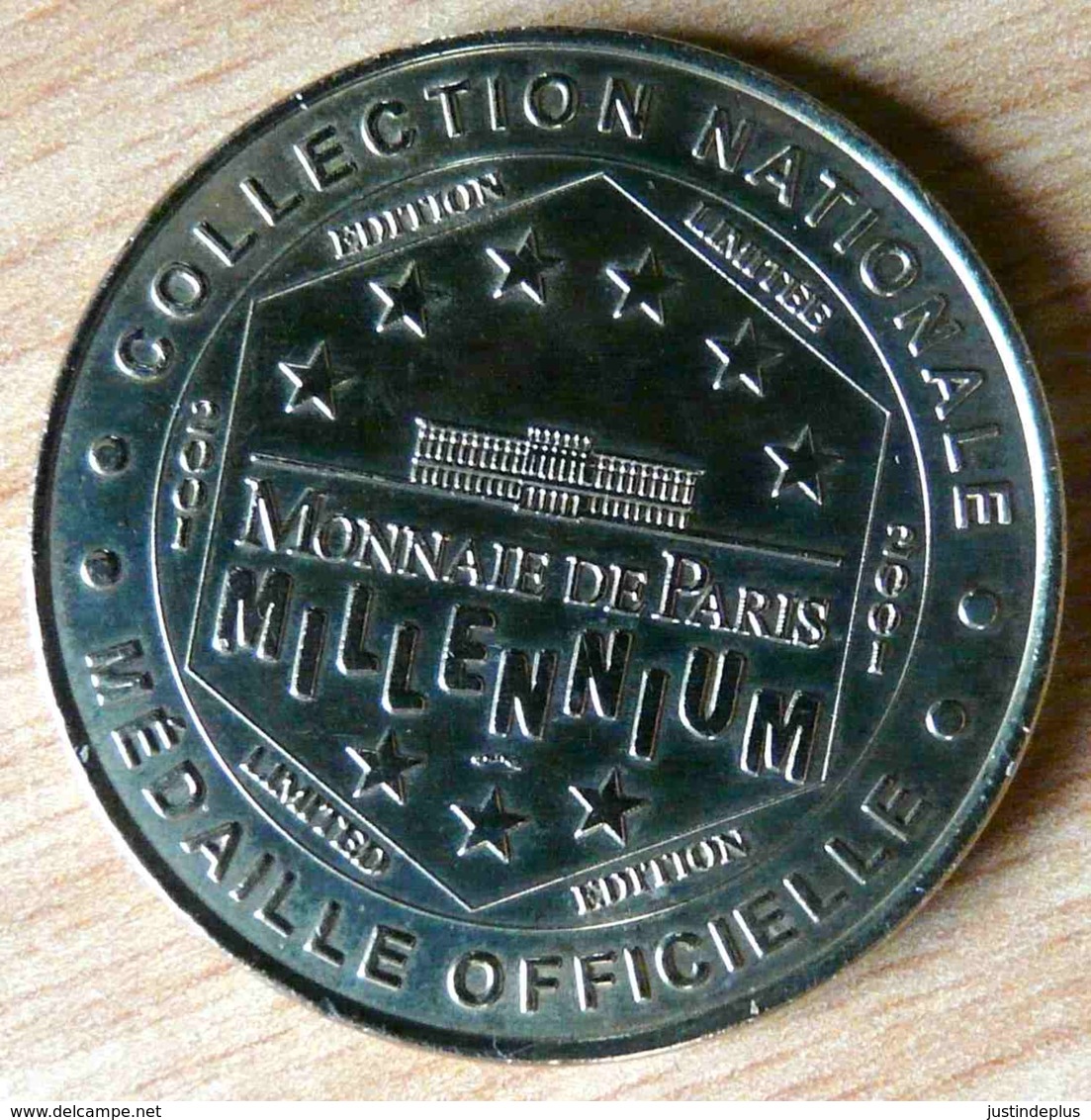 CHATEAU D'ANGERS MILLENIUM 2001 MONNAIE DE PARIS COLLECTION NATIONALE MEDAILLE OFFICIELLE JETON TOURISTIQUE - 2001
