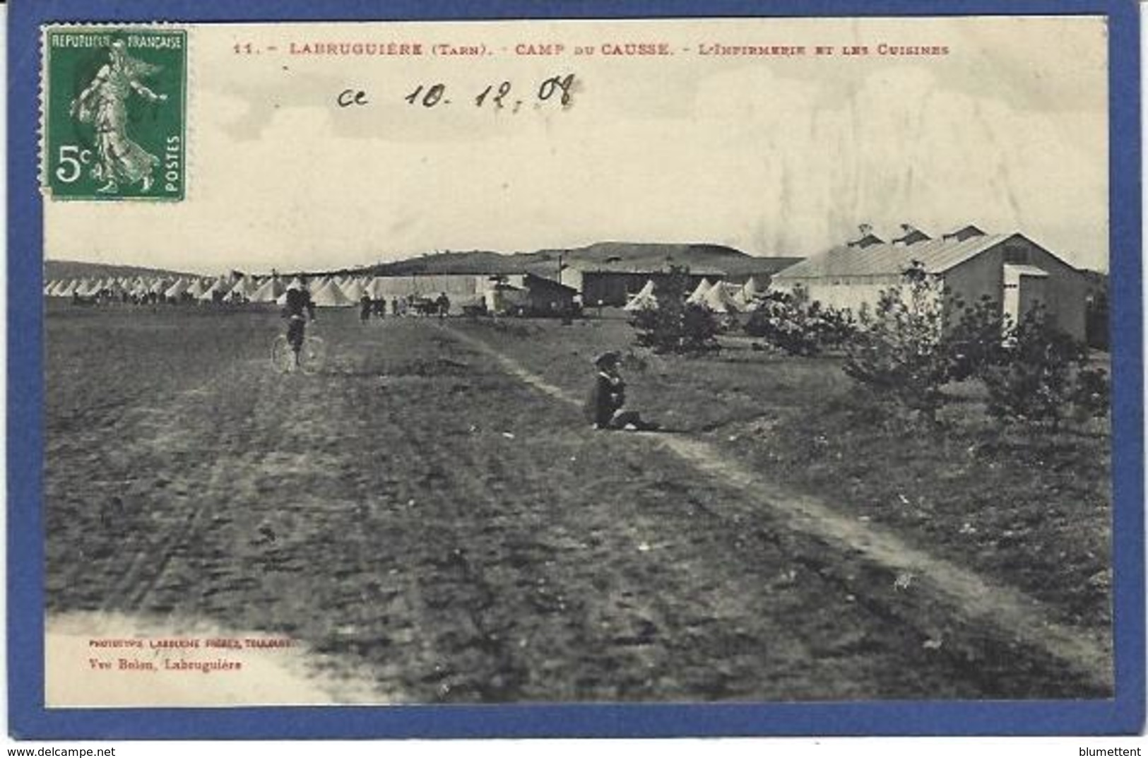 CPA Tarn 81 Labruguière Circulé Militaria - Labruguière