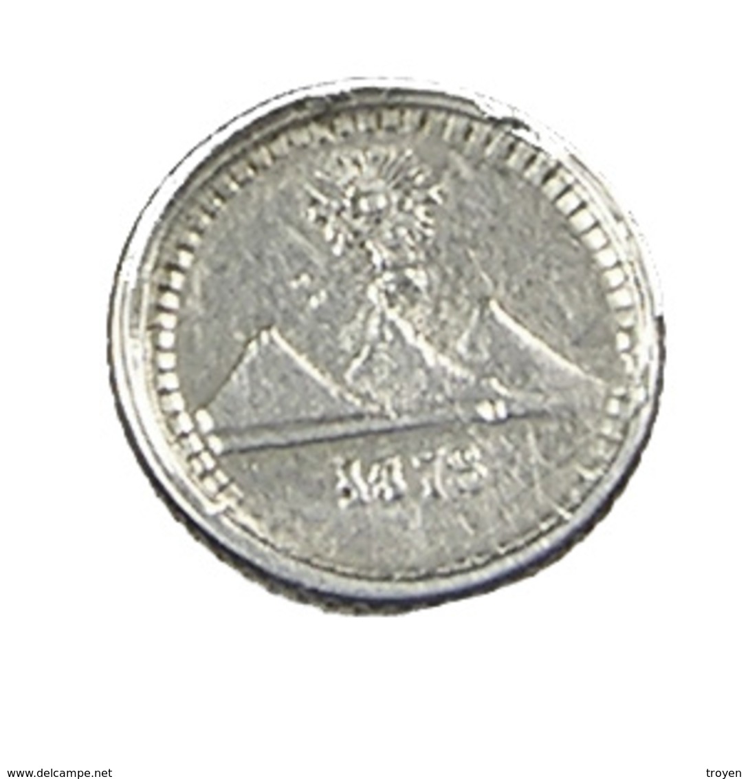1/4 Réal - Guatemala - 1878 -   Argent -   0,835 - TTB   - - Guatemala