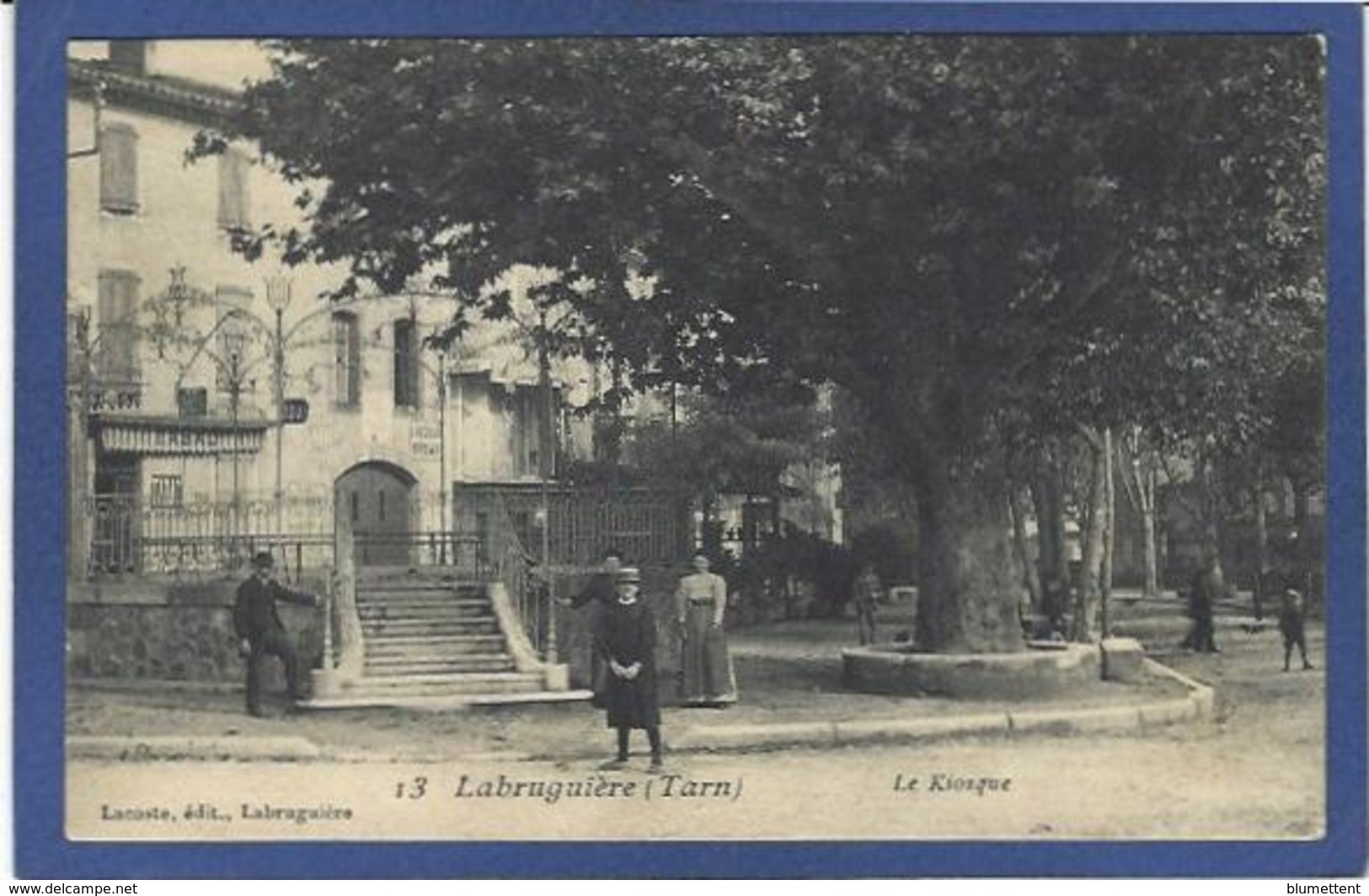 CPA Tarn 81 Labruguière Circulé Kiosque - Labruguière