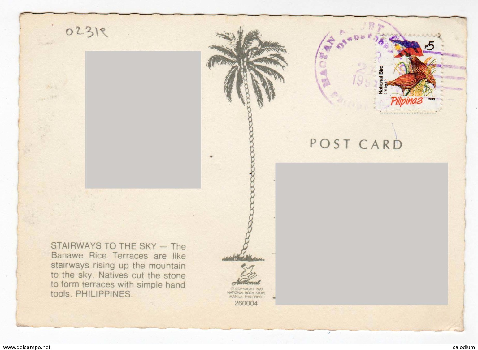 PHILIPPINES PILIPINAS Bird On Stamp - Filippine - Filippijnen