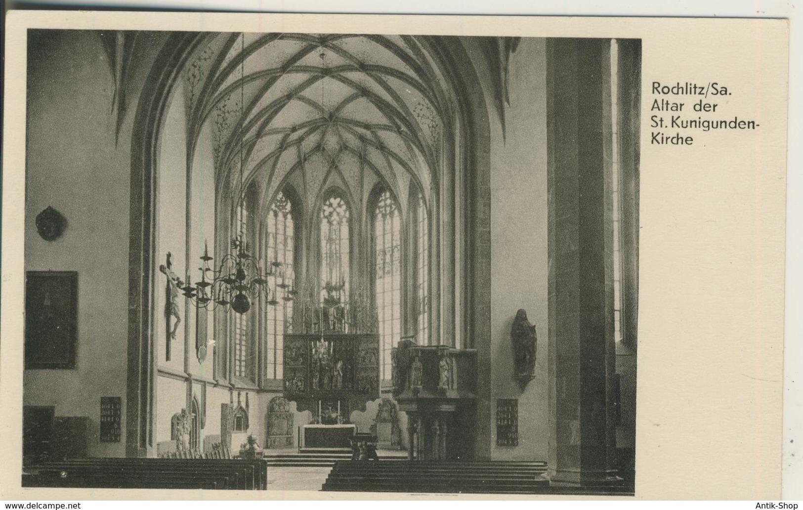 Rochlitz V. 1958  Altar Der St. Kunigunden Kirche  (1668) - Rochlitz