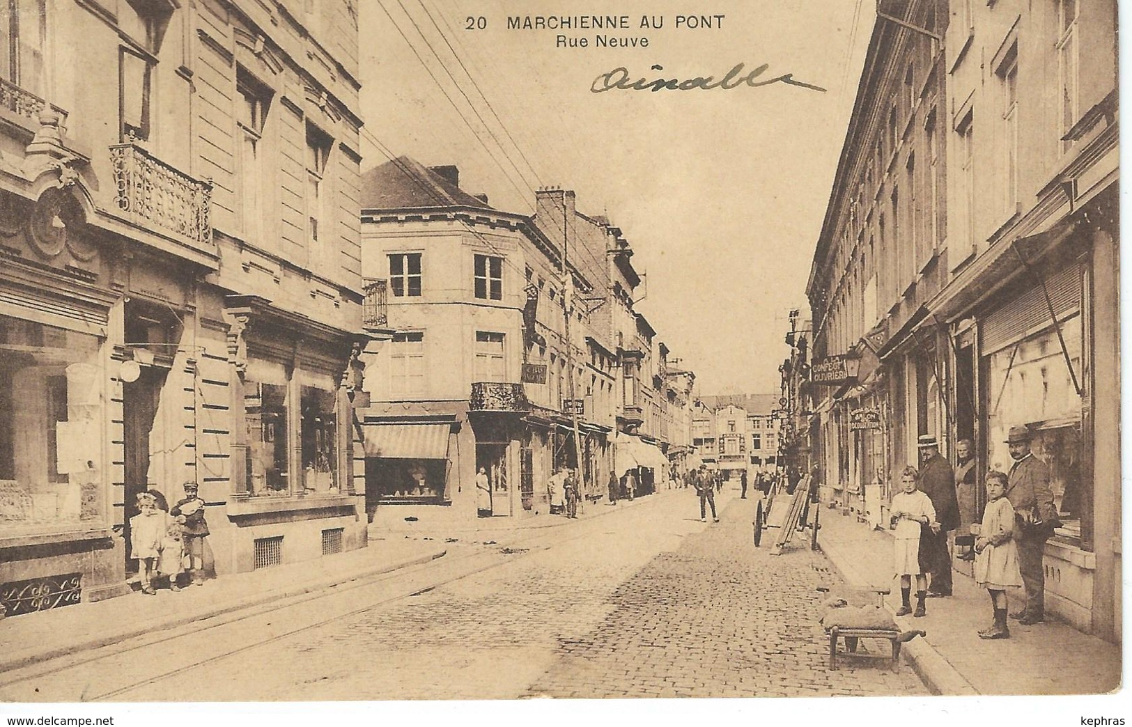 20 MARCHIENNE-AU-PONT : Rue Neuve - Cachet De La Poste 1923 - Charleroi