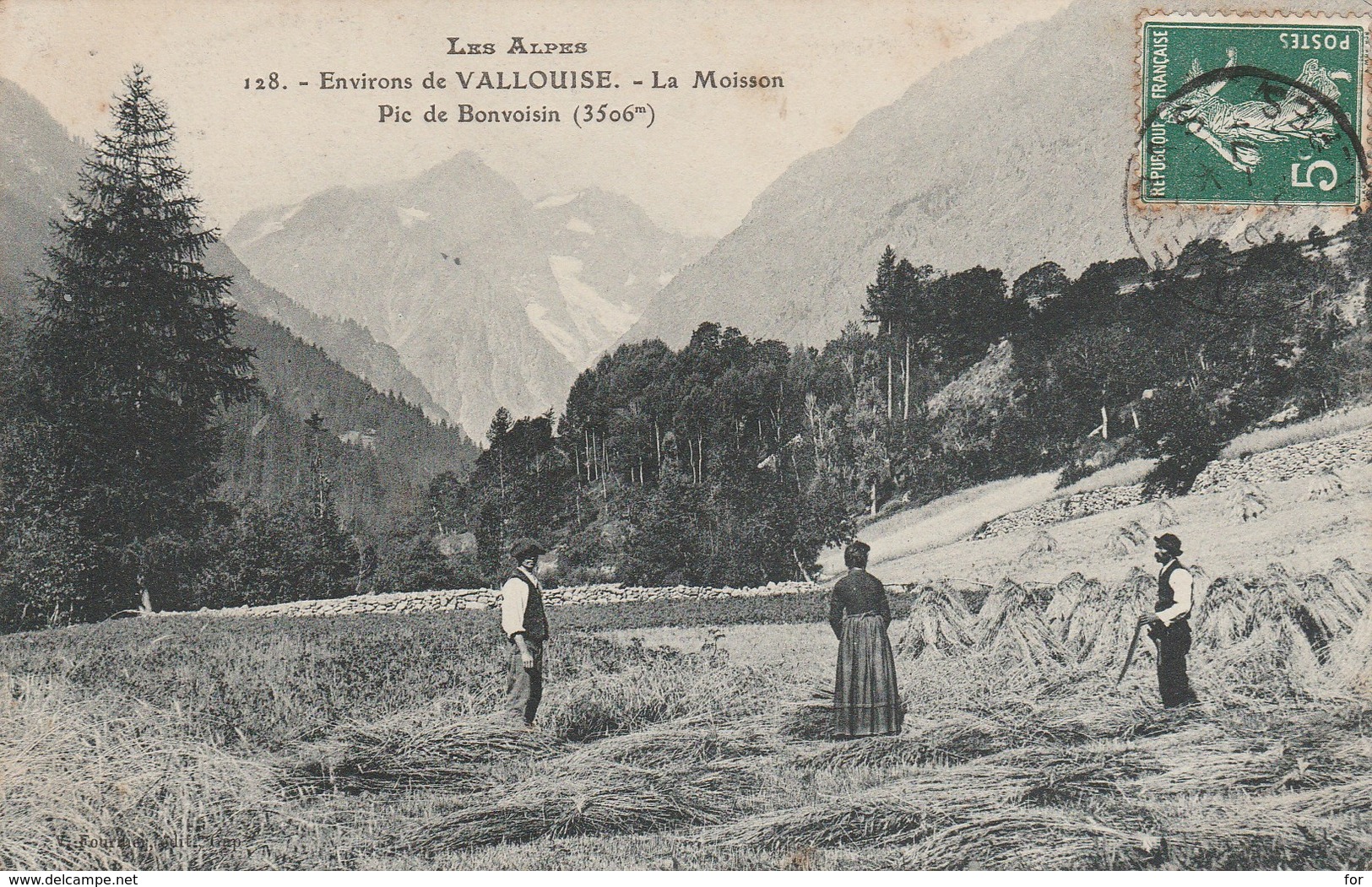 Hautes-alpes : VALLOUISE : La Moisson - Pic De Bonvoisin ( Environs De Vallouise ) - Autres & Non Classés