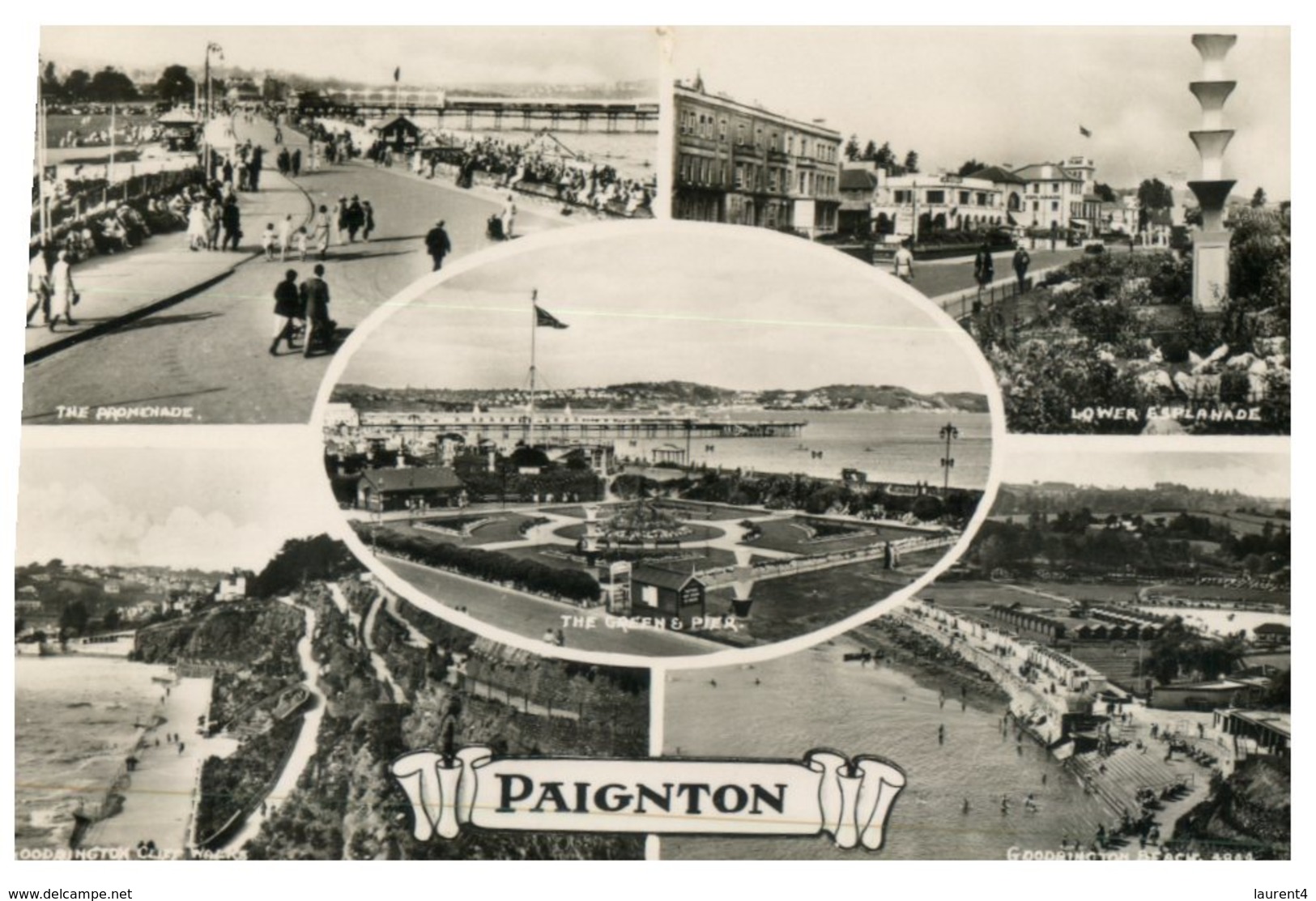 (852) Very Old Postcard - UK - Paington - Paignton