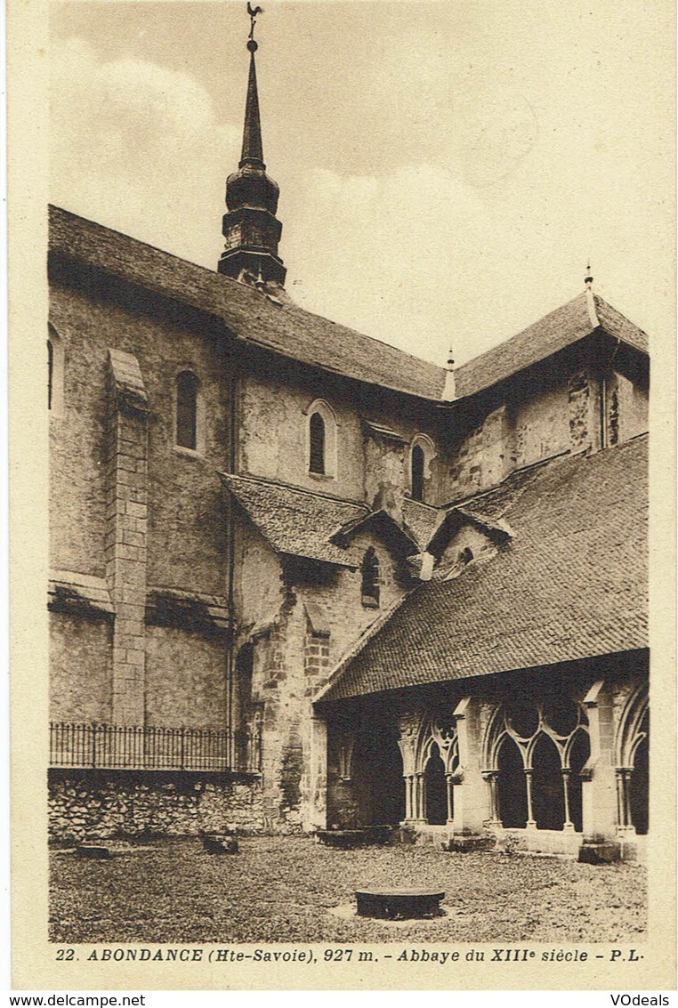 CPA - France - (74) Haute Savoie - Abondance - Abbaye Du XIIIe Siècle - Abondance