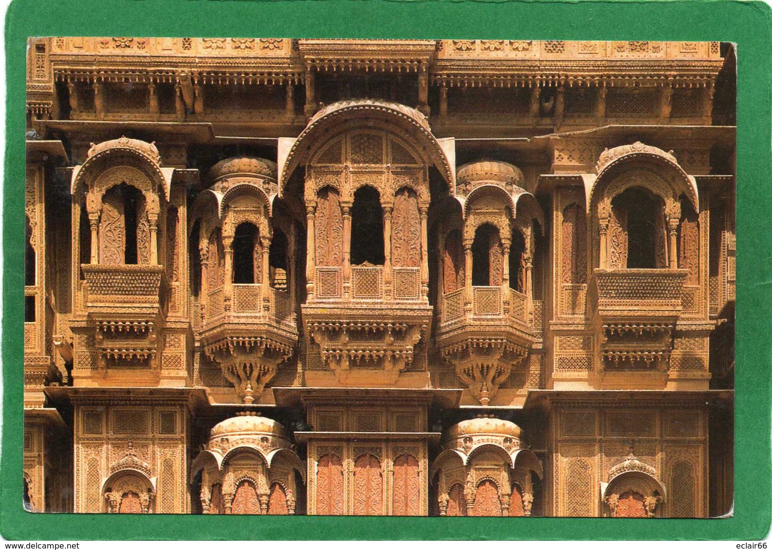 Jaisalmer Ville Du Rajasthan Située à 100 Km De La Frontière Du Pakistan.PATWON-KI-HAVELI  CPM Année 1980 - India