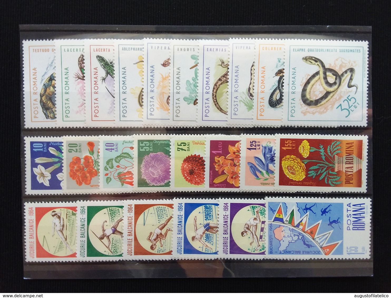 ROMANIA Anni '60 - 3 Serie Complete Nuove ** + Spese Postali - Unused Stamps