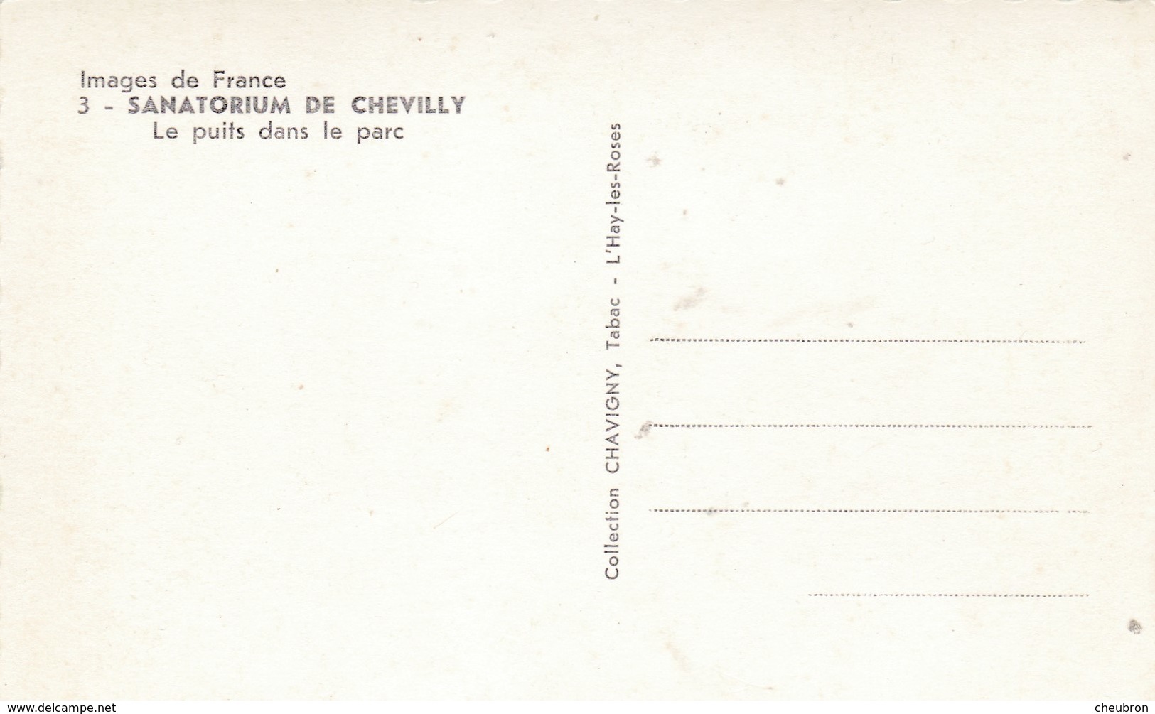 94. CHEVILLY LA RUE.  RARETE. 2 CARTES DU SANATORIUM. - Chevilly Larue