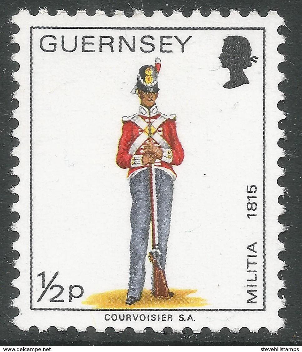 Guernsey. 1974 Guernsey Militia. ½p MH. SG 98 - Guernesey