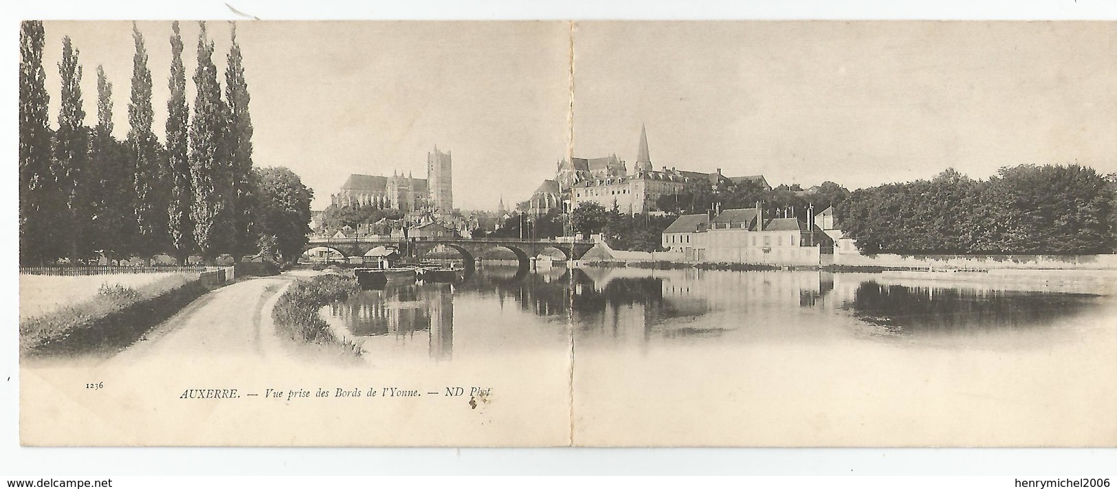 89 Yonne Auxerre Carte Lettre Double 1905 - Auxerre