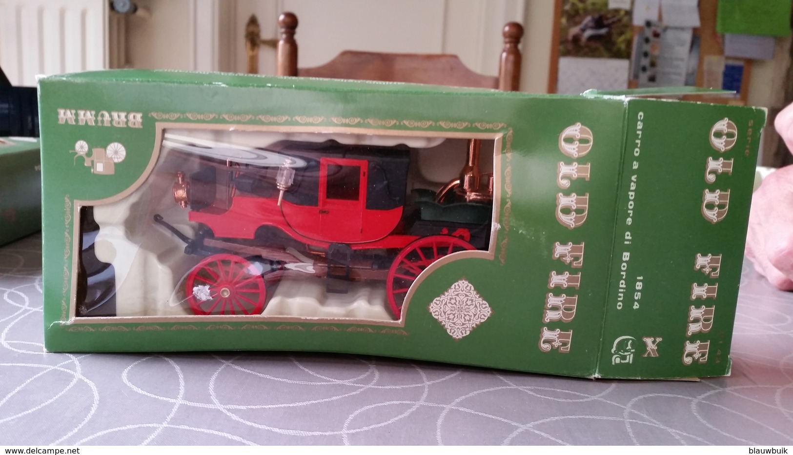 Brumm Old Fire Series X5 Carro A Vapore Di V. Bordino 1854 1:43 - Brumm