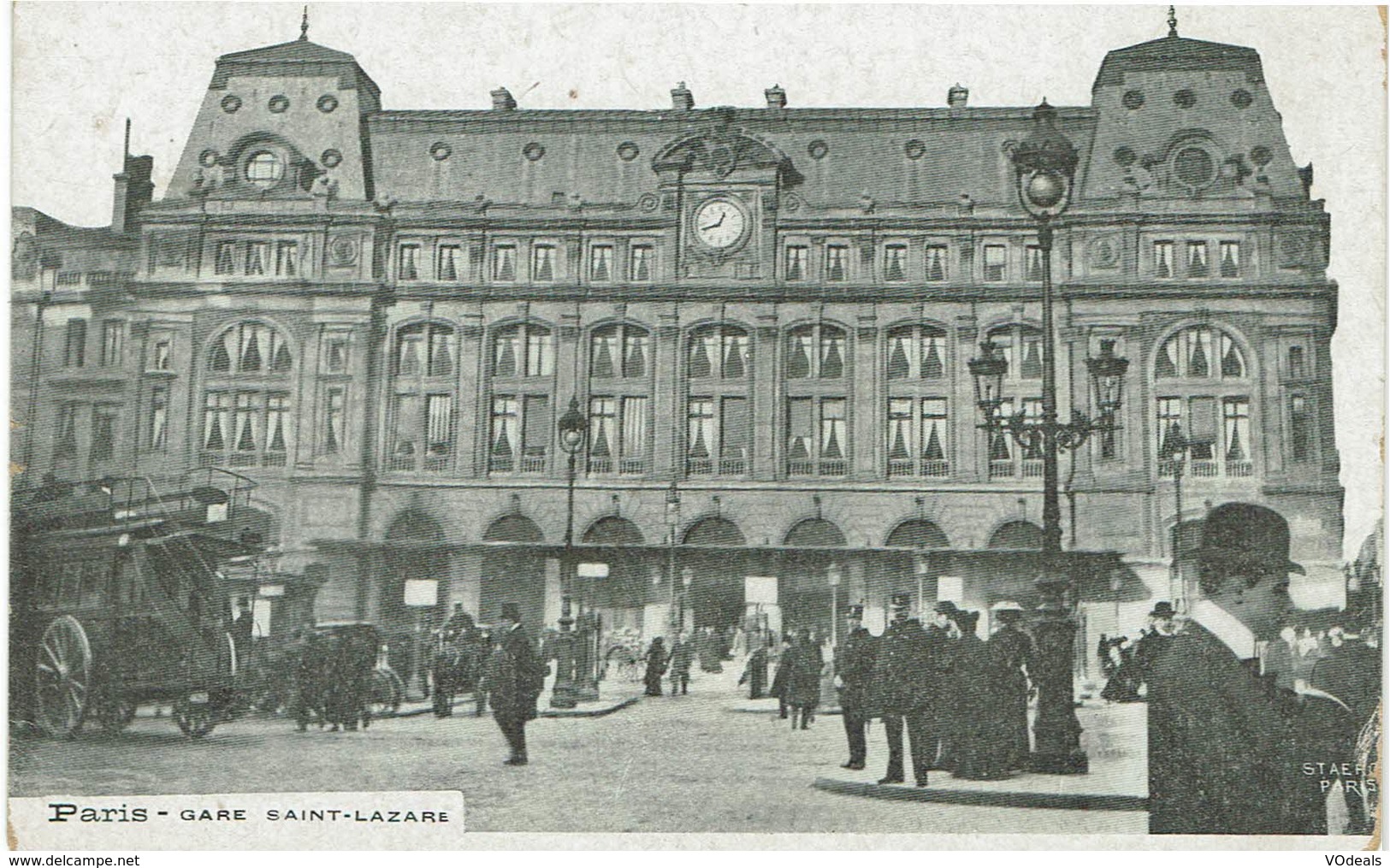 CPA - France - (75) Paris - Gare Saint-Lazare - Metro, Stations