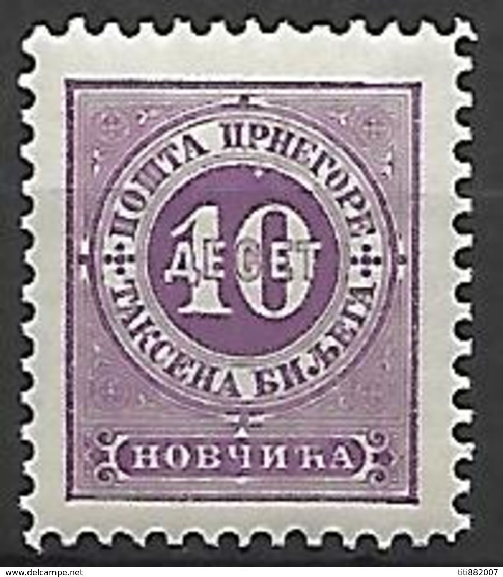 MONTENEGRO    -   Timbre-Taxe   -   1894.   Y&T N° 5 * - Montenegro