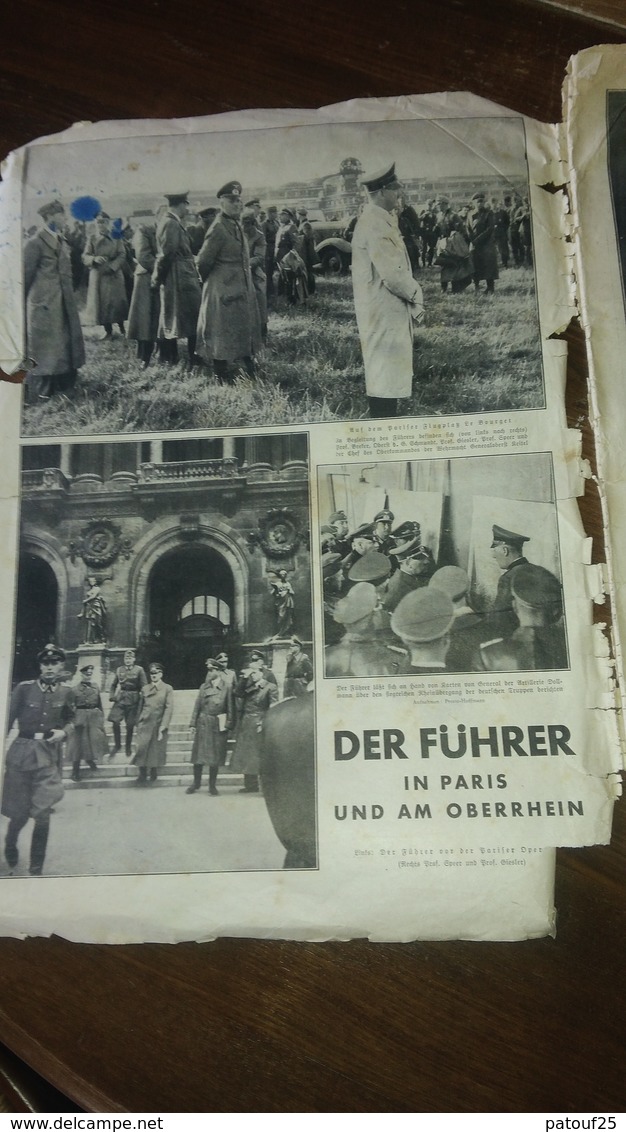 Journal Allemand Guerre Propagande 1940 - Historical Documents