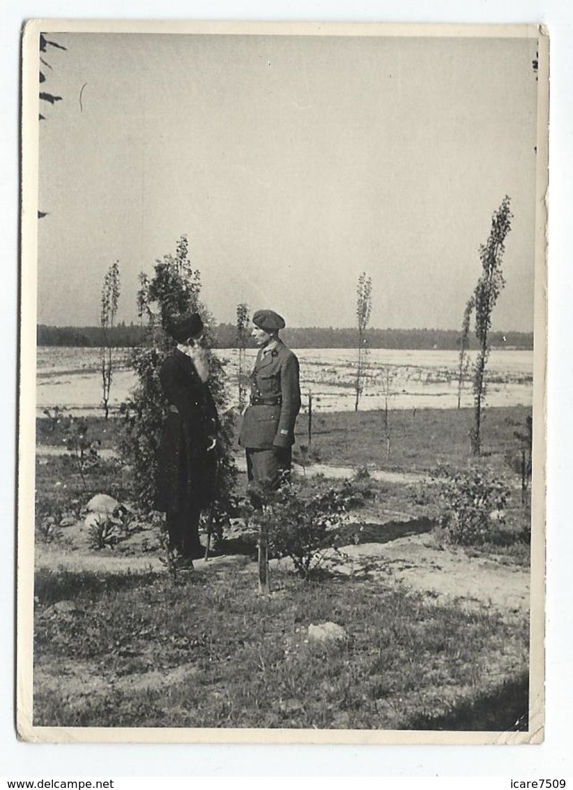 MILITAIRES - Prisonniers Français à OFFLAG IVD - 5 Photos 10.3 x 7.3 cm