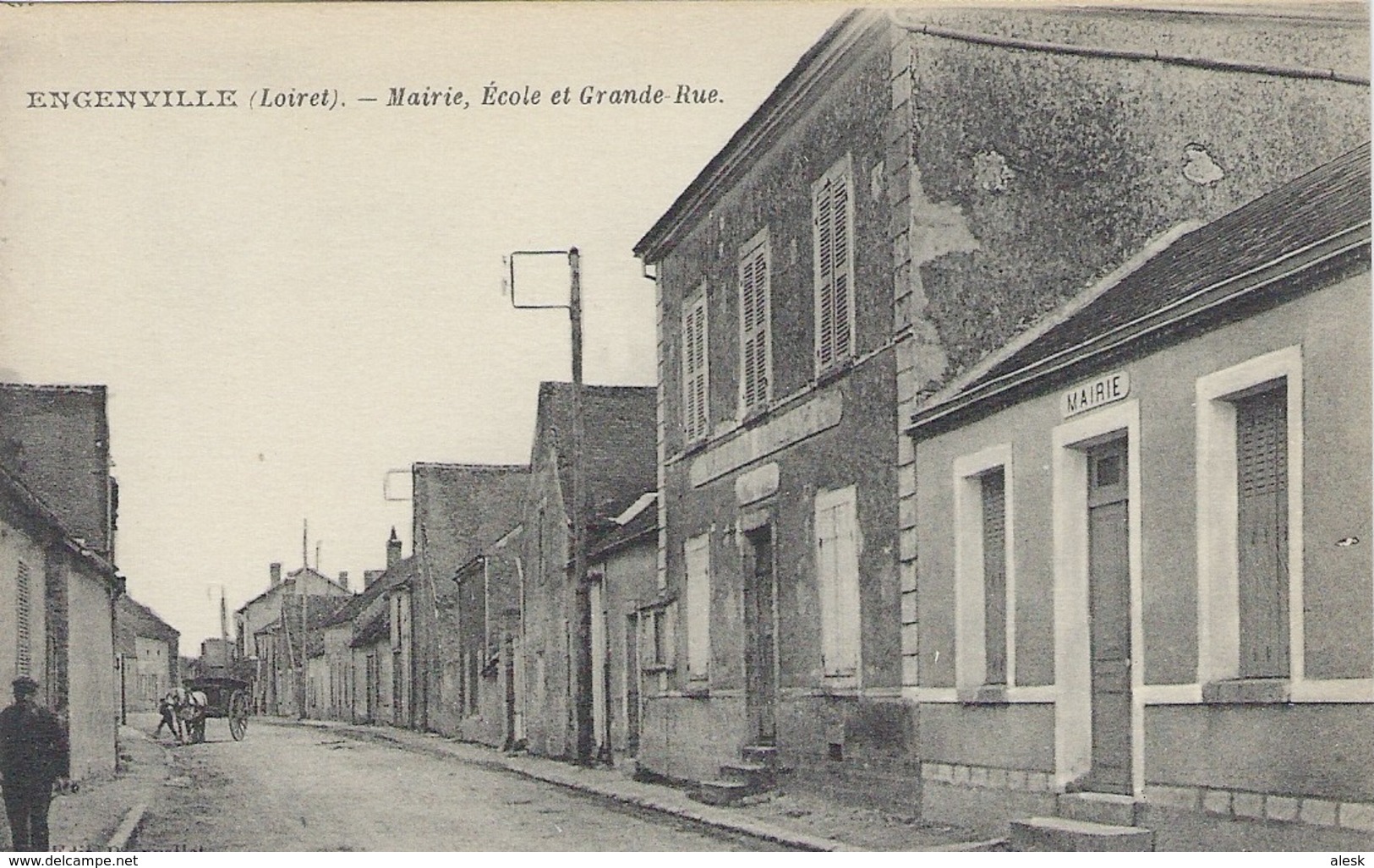 ENGENVILLE - Mairie, école Et Grand-Rue - Other & Unclassified