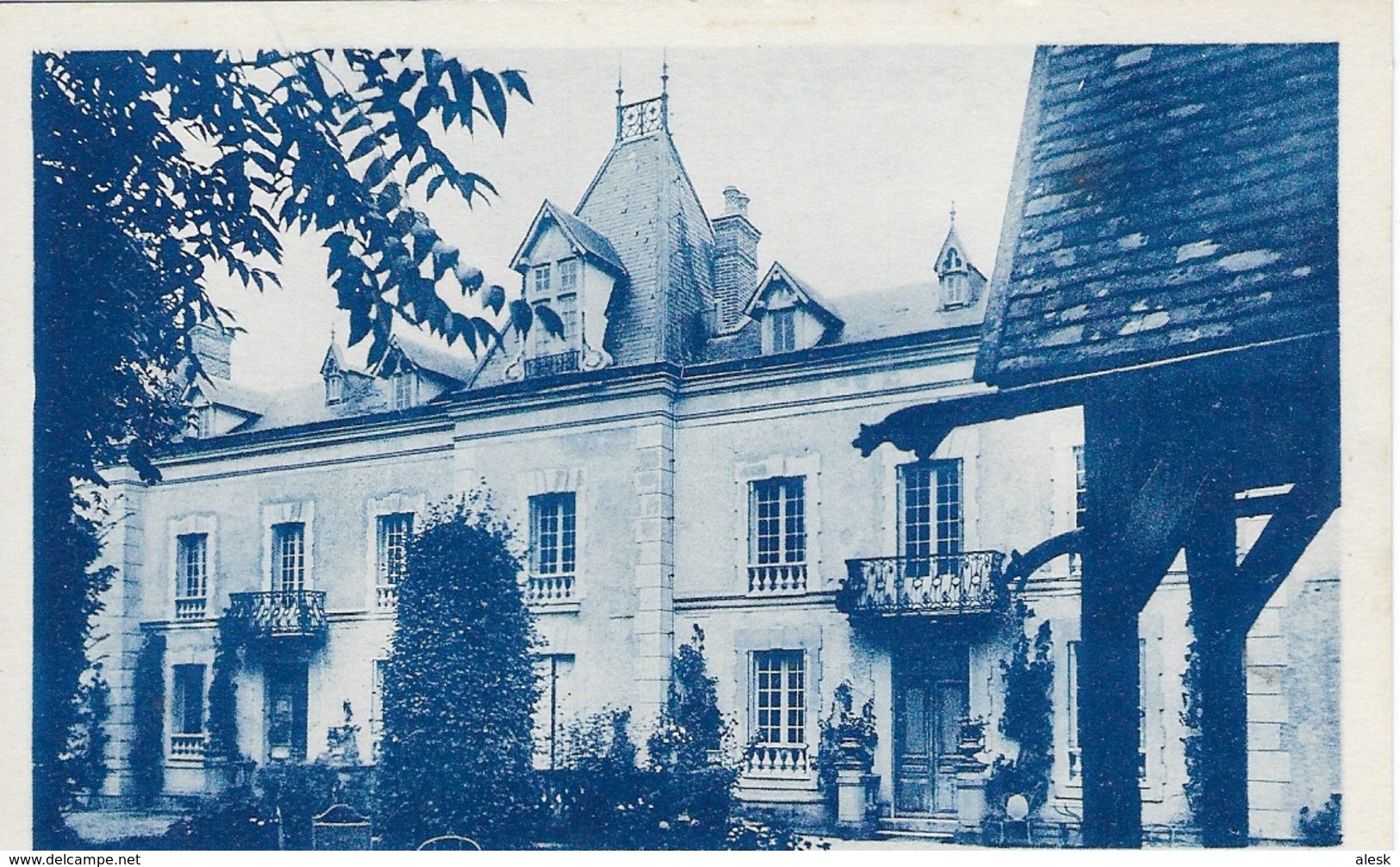 AUGERVILLE-la-RIVIÈRE - Le Château Du Mesnil - Vue Prise De La Salle à Manger - Autres & Non Classés