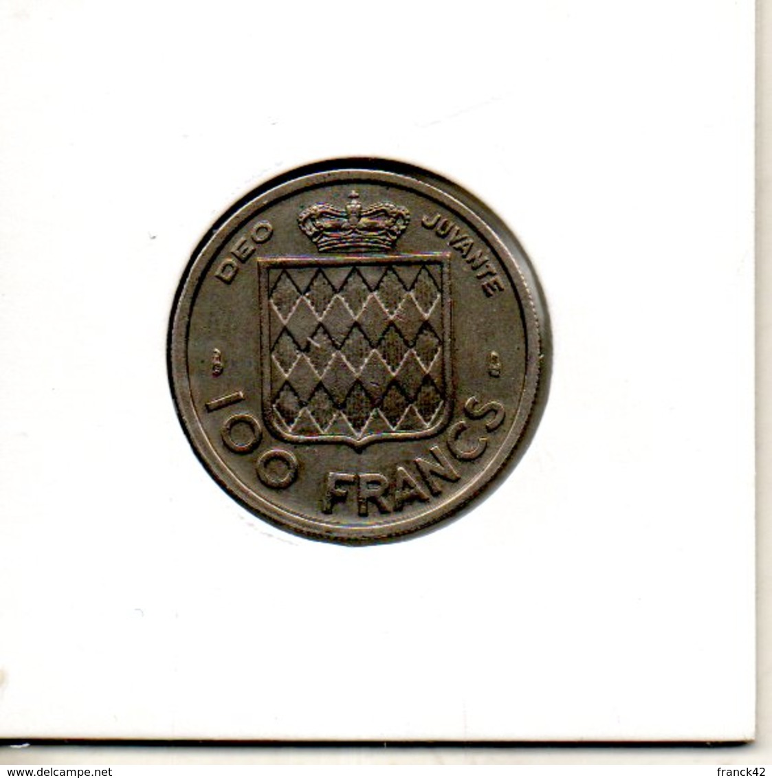 Monaco. 100 Francs 1956 - 1949-1956 Francos Antiguos
