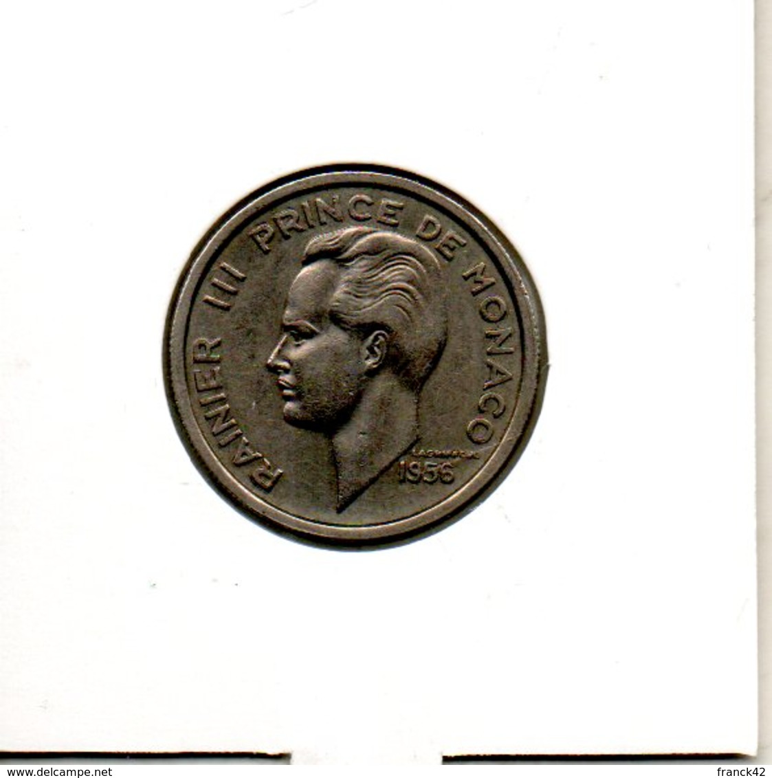 Monaco. 100 Francs 1956 - 1949-1956 Francos Antiguos