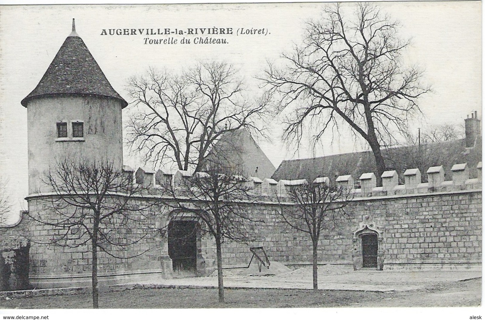 AUGERVILLE-la-RIVIÈRE - Tourelle Du Château - Autres & Non Classés