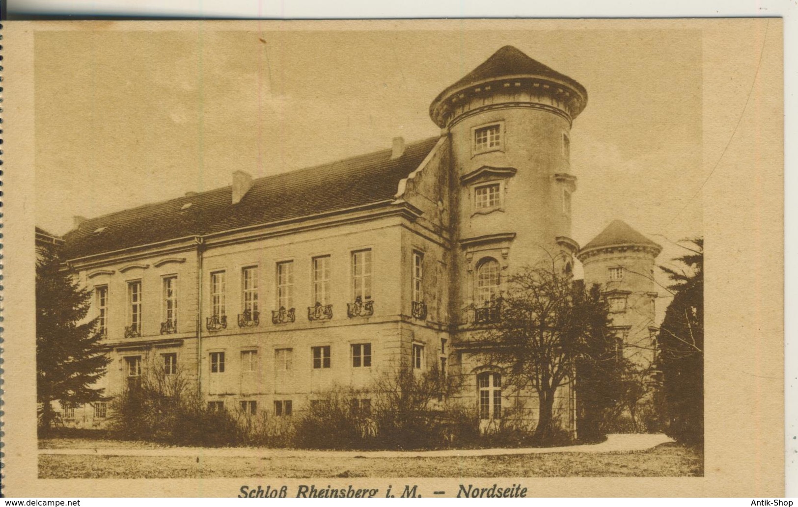 Rheinsberg V. 1924  Schloß Rheinsberg - Nordseite  (1691) - Rheinsberg
