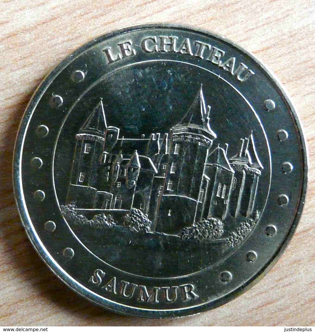 LE CHATEAU SAUMUR 2000 MONNAIE DE PARIS COLLECTION NATIONALE MEDAILLE OFFICIELLE JETON TOURISTIQUE - 2000