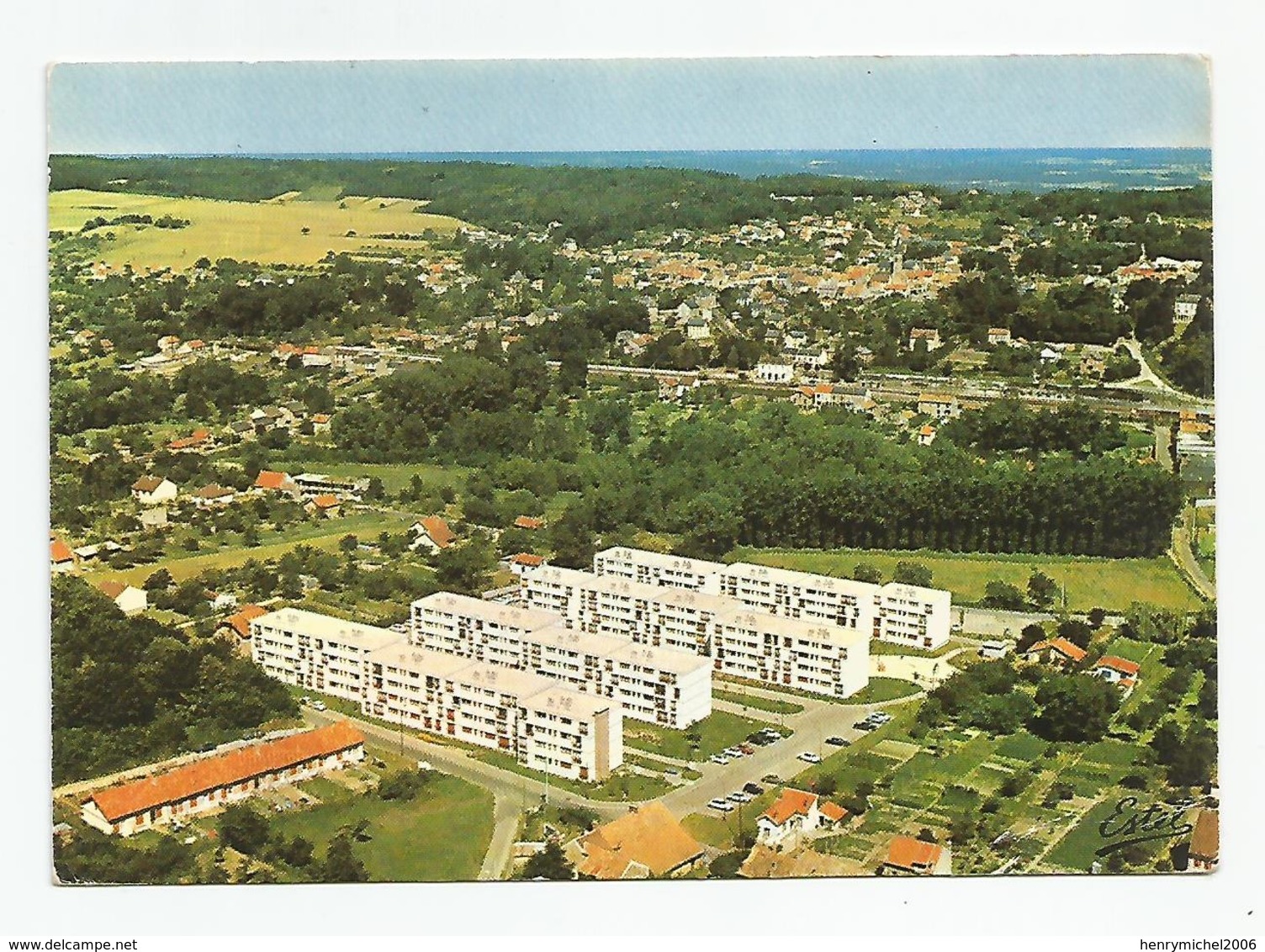 91 Essonne St Saint Cheron Vue Générale 1973 Hlm - Saint Cheron