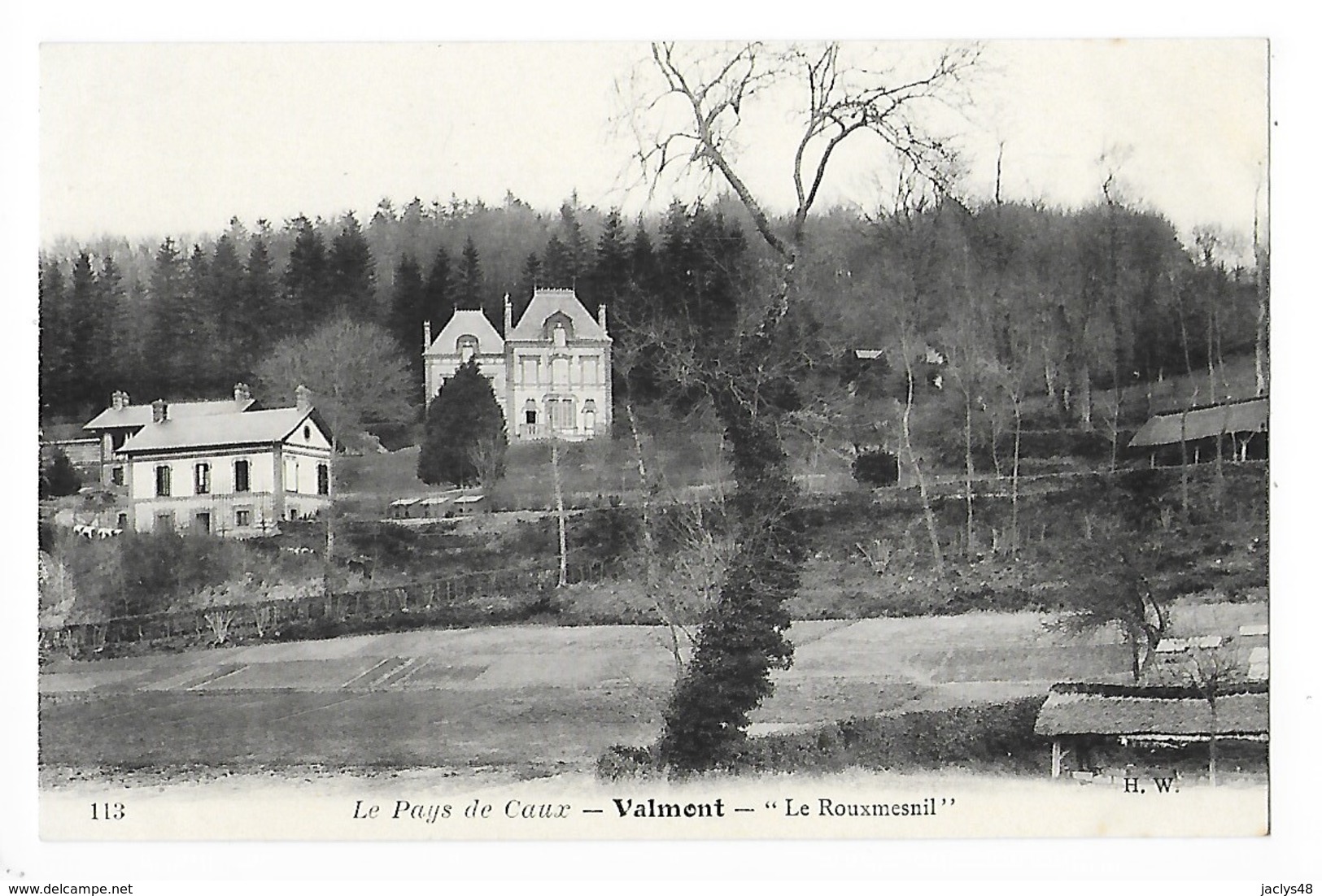 VALMONT  (cpa 76)  Le Rouxmesnil  - L 1 - Valmont