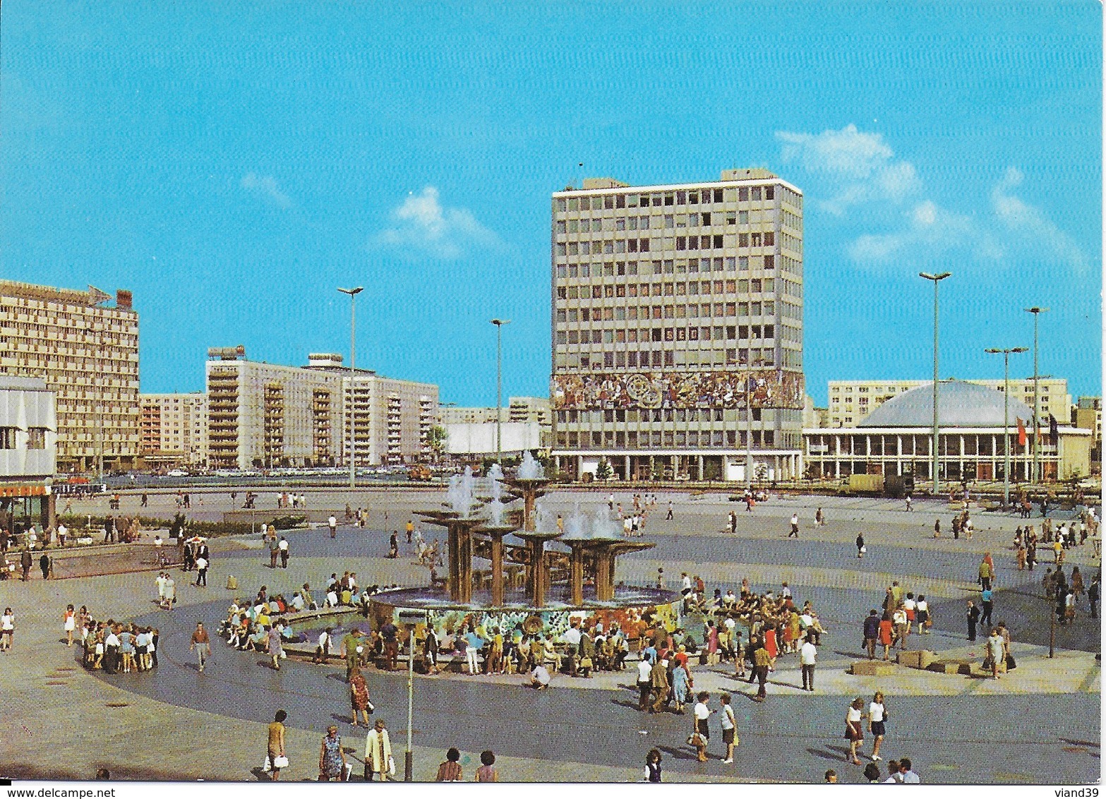 Berlin - Haupstadt Der DDR  : Alexandersplatz Maison Des Professeurs, Palis Des Congrès - Koepenick