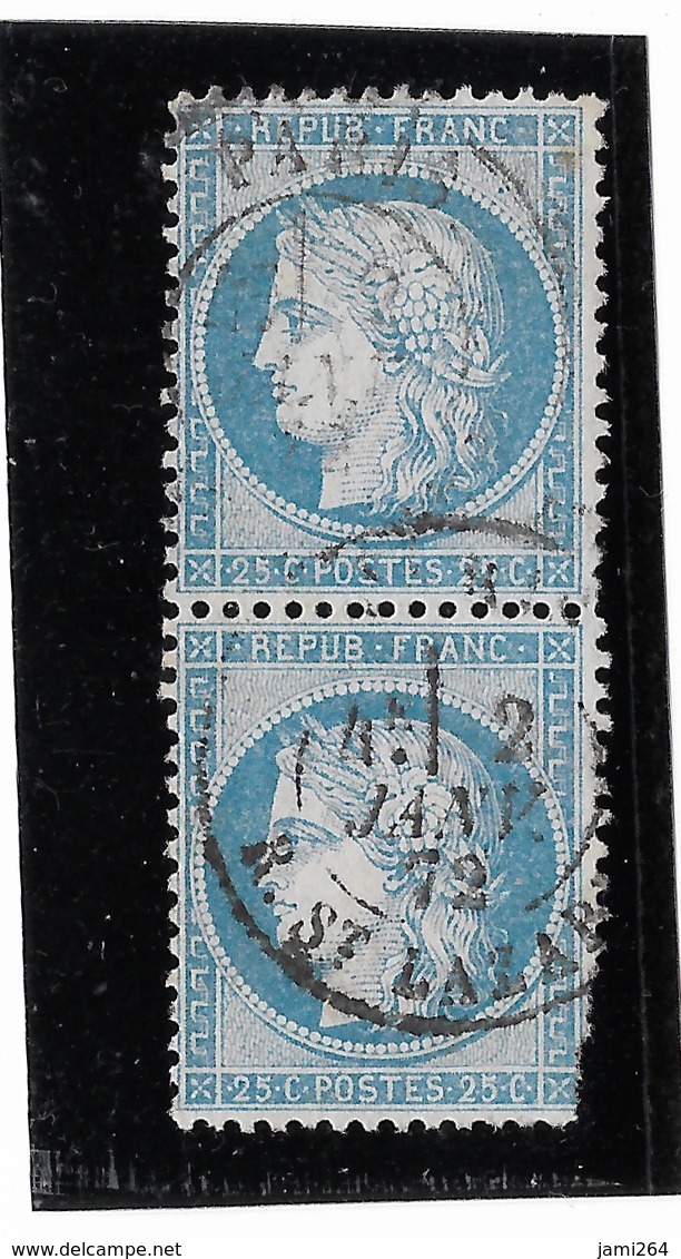 TIMBRES N°60/1 ;87/97  B2  ; BIEN CENTRÉS ; DANS L'ÉTAT; (N° 97 ABIMÉ , MAIS PEU COURANT) TB - 1871-1875 Cérès