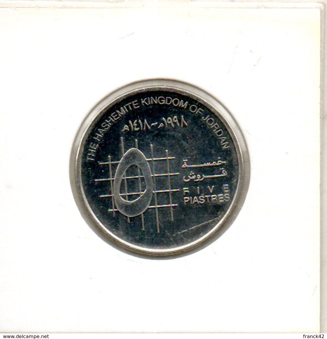 Jordanie. 5 Piastres. - Jordanie