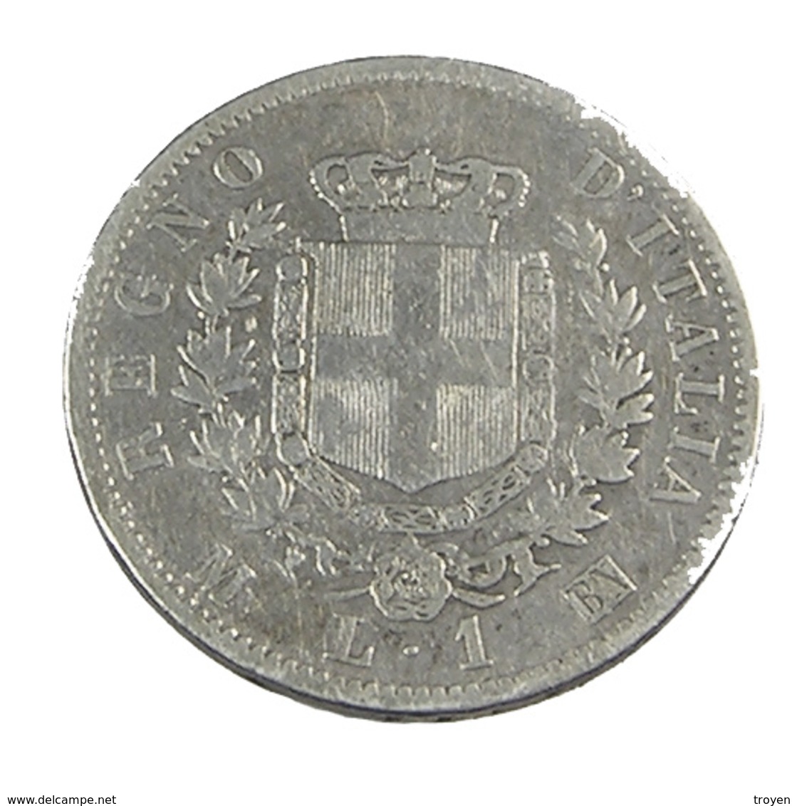 1 Lire - Italie - Argent - 1863 - TB - - 1861-1878 : Victor Emmanuel II