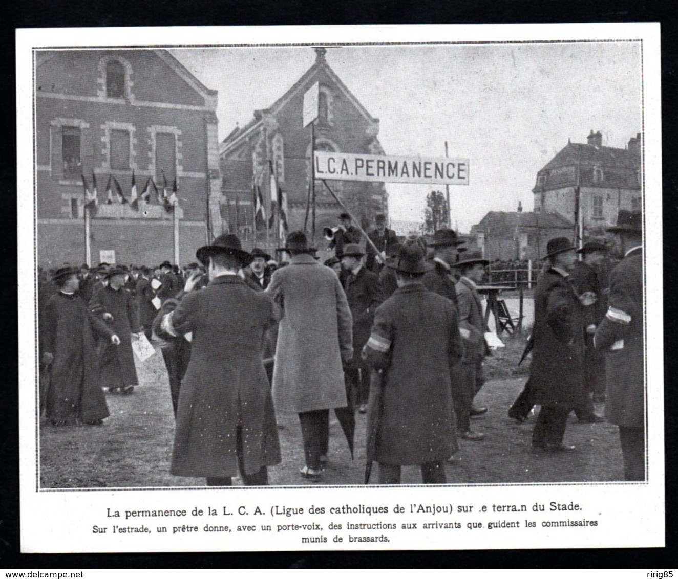 1925  - ANGERS  PERMANENCE DE LA LIGUE DES CATHOLIQUES D ANJOU  N049 - Unclassified