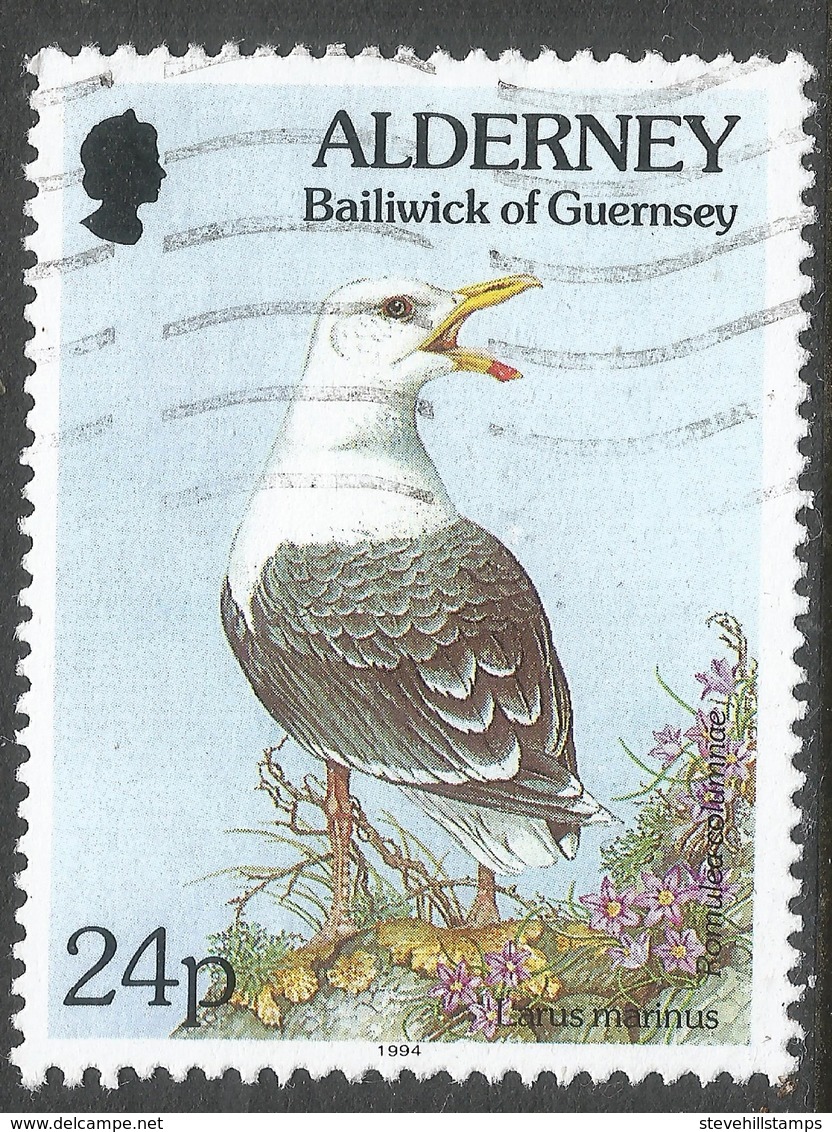 Alderney. 1994 Flora And Fauna. 24p Used. SG A72 - Alderney