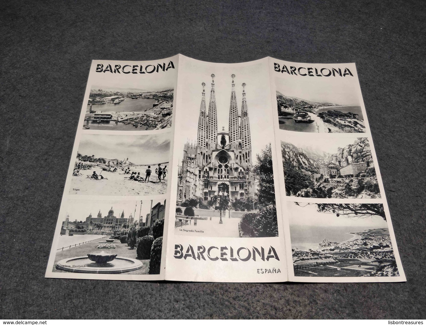 ANTIQUE TOURISM BROCHURE SPAIN -BARCELONA  W/ INFORMATION AND PICS - Tourism Brochures